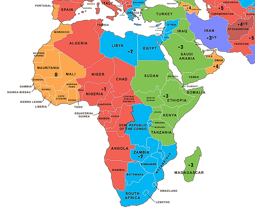 What Is The Time Zone In Botswana?